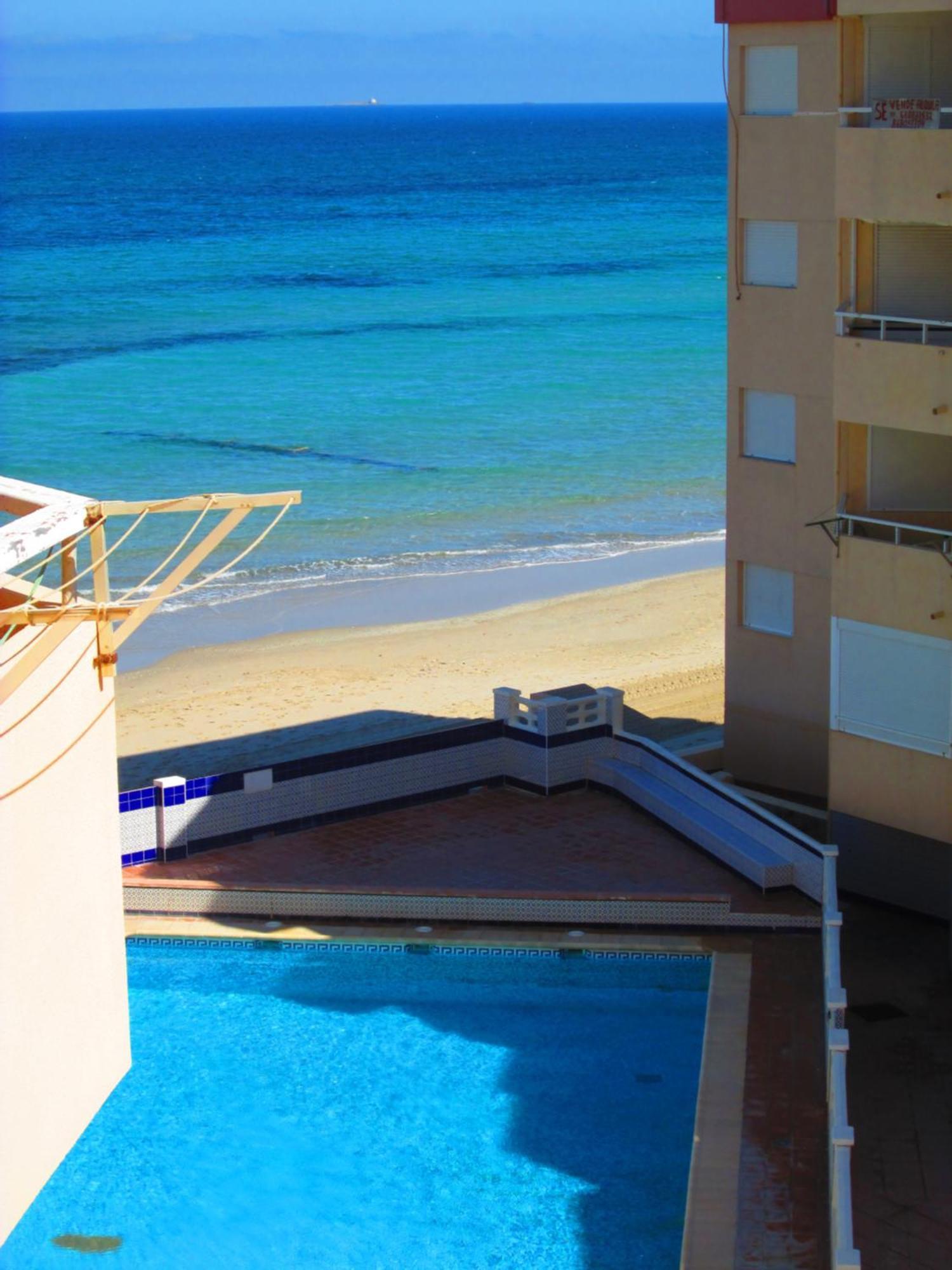 Bright Studio With The Seaview And Swimming Pool Lejlighed La Manga Eksteriør billede